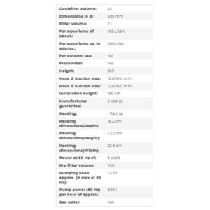 Alternative view of Eheim ecco pro 200